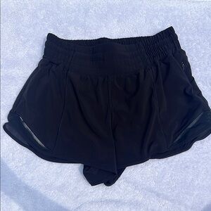 Lululemon Athletica Black Athletic Shorts with Flowy Design